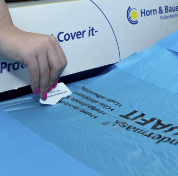 Preview: Horn & Bauer Wondermask® AQUAFIT Lackierschutzfolie